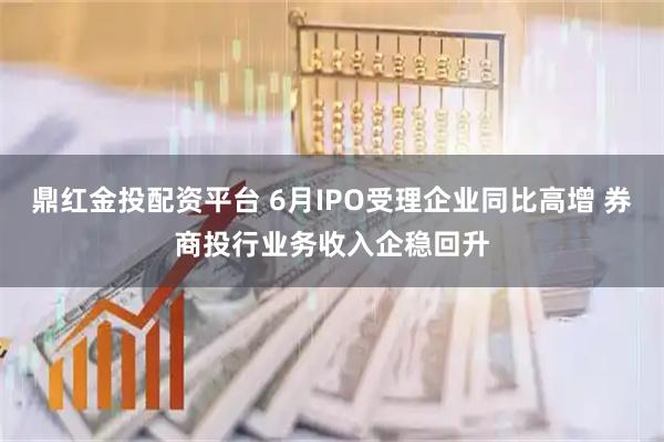 鼎红金投配资平台 6月IPO受理企业同比高增 券商投行业务收入企稳回升